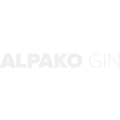 Alpako Gin Logo weiss transparent
